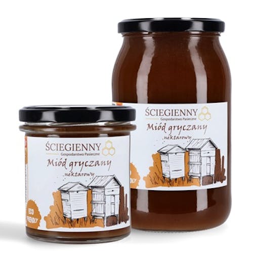 Miód gryczany - 1,2kg