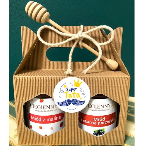 Zestaw miodów na Dzień Taty - 2x430g